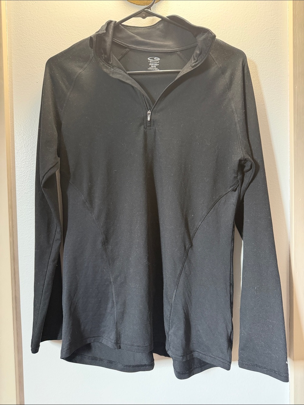 Champion Men’s Black Half-Zip Pullover Hoodie